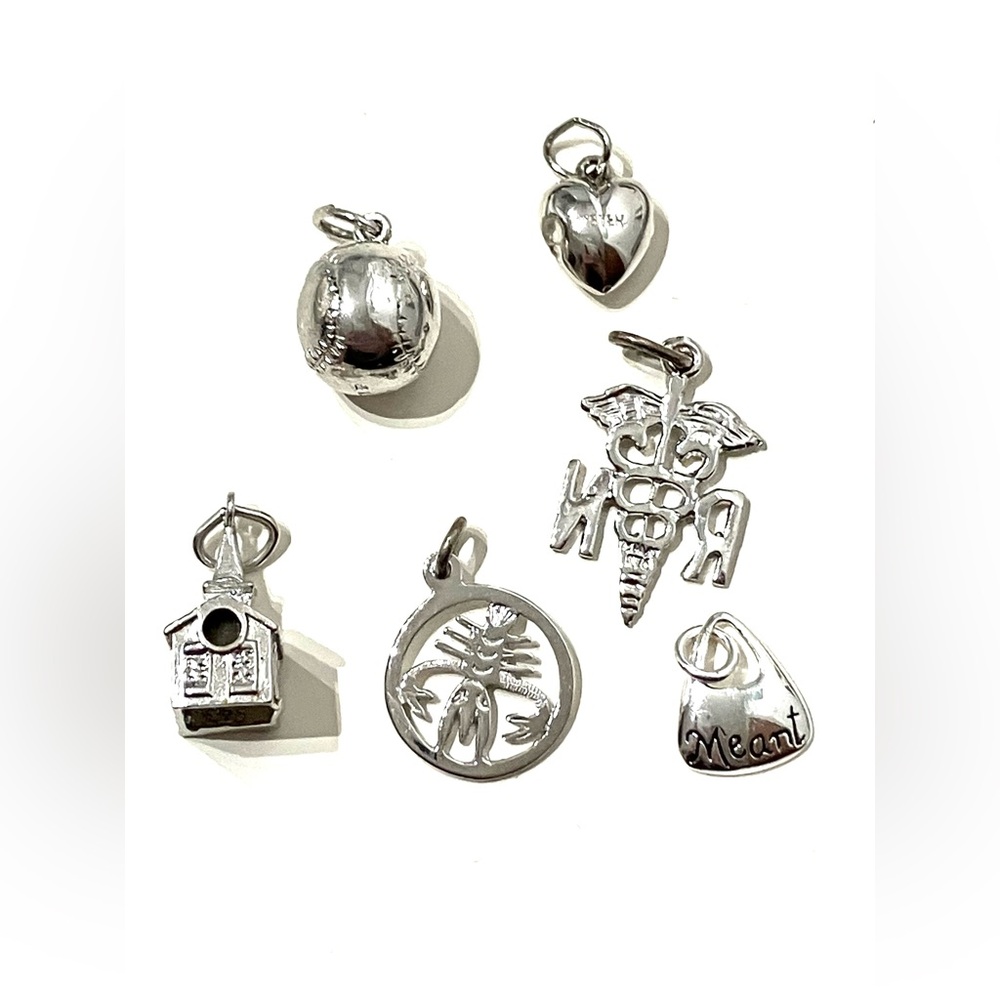 Silver Plated Charms Collection